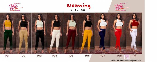 We Blooming Designer Soft Lycra Stretchable Wholesale Pant Catalog
